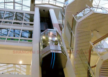 쇼핑몰을 위한 엘리베이터 리프트를 구경하는 1600개 킬로그램 가득 찬 글라스