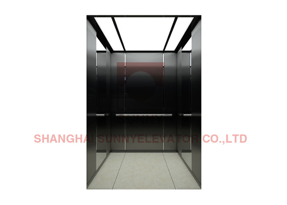 휴대용 작동과 1m/S 티나늄 반사경 스테인레스 강 MRL 승객용 엘리베이터