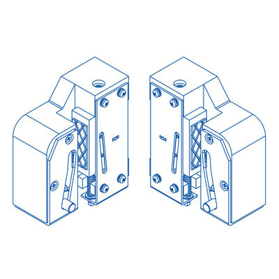 575-2800Kg P+Q 엘리베이터 진보 안전 기어 엘리베이터 예비 부품