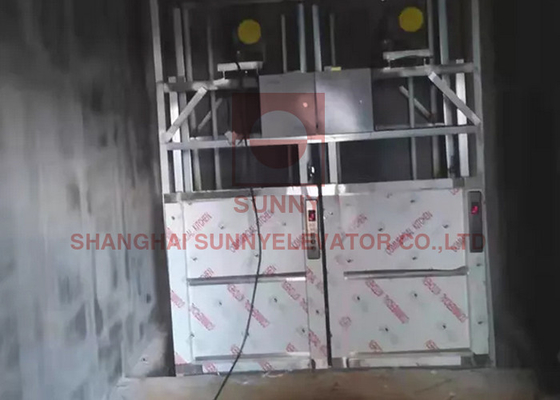 100kg 200kg 300kg 가정 침묵하는 Dumbwaiter 엘리베이터 손 수동 상승
