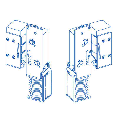 9/10mm 가이드 레일 폭 전자 안전 장치 접근 엘리베이터 부품