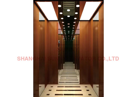 스테인레스 강과 컴퓨터이즈드 CE 800 킬로그램 미러 마감 승객용 엘리베이터