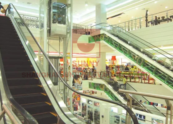 야외인 실내인 4500p 주거 대도시권 난간 600 밀리미터 자동 에스컬레이터